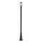 Z-Lite Helix 1 Light Outdoor Post Mounted Fixture, Black And Clear Seedy 591PHM-519P-BK - alternate 2